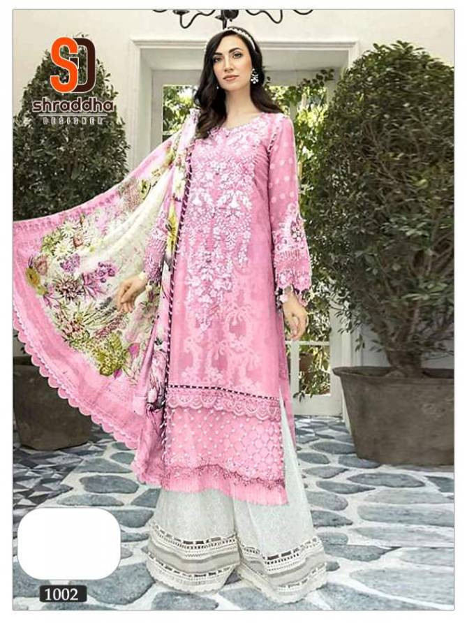 Shraddha Maria B Colour Special Festive Wear Designer Cotton Pakistani Salwar Kameez